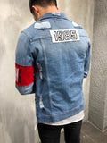 Patch Trucker Denim Jacket 3699