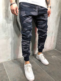 Side Zipper Camouflage Sweatpants 3486