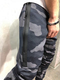 Side Zipper Camouflage Sweatpants 3486