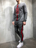 Snake Patched Tracksuit Sweatshirt 3674