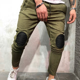 Knee Patched Fashion Jogger 3680