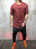 Raw Edge Patched T-Shirt 3698