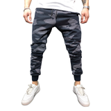Side Zipper Camouflage Sweatpants 3486
